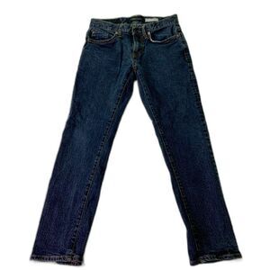 Aeropostale Women's Slim Straight Denim Blue Jeans Pants Size 27/28 #503